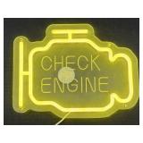 CHECK ENGINE Single Sided LED Neon Light