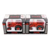 (2) 1/16 SpecCast Case 'D' Gas Tractors