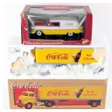 1/25 Coca-Cola Truck & Trailer + 1/18 1955 Chevy S