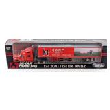 1/64 DCP Peterbilt 387 Semi Truck w/ KORY Farm Equ