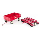 1/16 Ertl Barge Wagon & 4 Gang Disc
