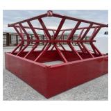 95' x 95' x 57' Metal Hay Feeder