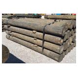 (24) 7' x 8' Treated Posts