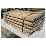 (55) 3-1/2' x 6-1/2' Treated Posts