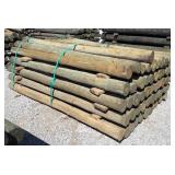 (55) 3-1/2' x 6-1/2' Treated Posts