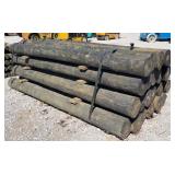 (24) 7' x 8' Treated Posts