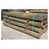 (24) 7' x 8' Treated Posts