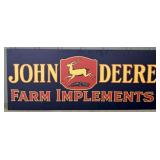 60ï¿½ John Deere Farm Implements Sign