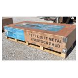2026 RHINO 12' x 28' Metal Livestock Shed