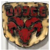 15.5' Dodge Ram Single Sided Metal Sign