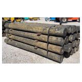 (24) 7' x 8' Treated Posts