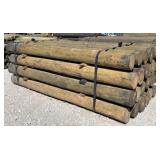 (24) 7' x 8' Treated Posts