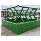 95' x 95' x 57' Metal Hay Feeder