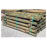 (55) 3-1/2' x 6-1/2' Treated Posts
