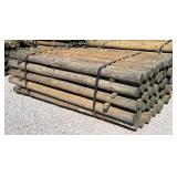 (55) 3-1/2' x 6-1/2' Treated Posts