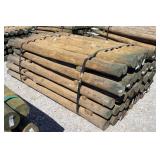 (55) 3-1/2' x 6-1/2' Treated Posts