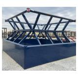 95' x 95' x 57' Metal Hay Feeder