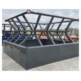 95' x 95' x 57' Metal Hay Feeder