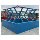 95' x 95' x 57' Metal Hay Feeder