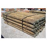 (55) 3-1/2' x 6-1/2' Treated Posts