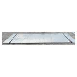 (6) 7 Gauge 48' x 120' Galvanized Steel Sheets