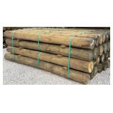 (24) 7' x 8' Treated Posts
