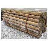 (60) 4' x 7' Treated Posts