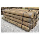 (24) 7' x 8' Treated Posts