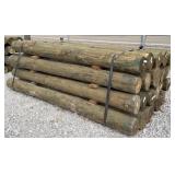 (24) 7' x 8' Treated Posts