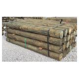 (24) 7' x 8' Treated Posts