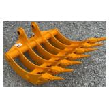 2026 FUTURE 32' Mini Excavator Rake w/ 7 Teeth