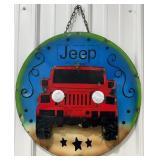 20' Jeep Single Sided Metal Sign