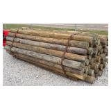 (60) 4' x 7' Treated Posts