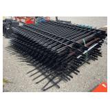 Hurricane 10' Wrought Iron Site Fence