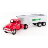 Restored Tonka Truck and Grain Hauler Trailer