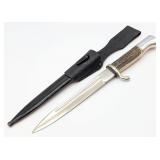 WWII German Puma Stag Dress Bayonet w/ Scabbard &