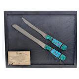 Case XX Brian Yellowhorse Custom Kitchen Knife Dis