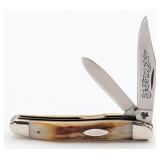 1977 Case XX Blue Scroll Stag Medium Texas Jack Kn