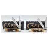(2) 2024 Case XX Amber Bone Mini Trappers 6207 w/