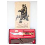 Vtg Case XX Stag Kodiak Hunter w/ Sheath & Box
