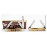 2001 & 10 Case XX Amber Bone Medium Stockman 6318