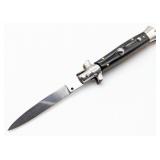 7-3/4in B Rostfrei Horn Handle Switchblade Knife