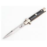 7in Latama Italian Horn Handle Stiletto Switchblad
