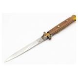 15in Rostfrei Italy Smooth Wood Stiletto Switchbla