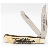 Amherst Cutlery Co. Stag Trapper