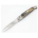 David Rostfrei Horn Handle Leverlock Switchblade K
