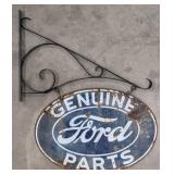 Vintage DST Genuine Ford Parts Dealership Sign w/