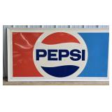 67" Vintage SST Embossed Pepsi Advertising Sign