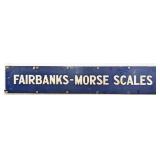 Over 4ft Vintage SSP Fairbanks-Morse Scales Sign