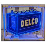 Custom Delco Automotive Batteries Neon Advertising
